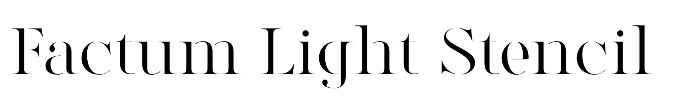 Factum Light Stencil